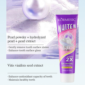KORMESIC 30g <span class=keywords><strong>Mini</strong></span> Voyage Vente en Gros Saveur Menthe <span class=keywords><strong>Dentifrice</strong></span> Naturel à Base de Plantes Marque Privée Sans Fluorure Blanchissant - Product Image 6