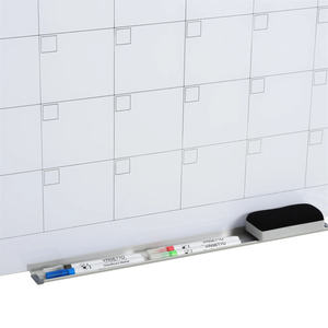 Calendario de pared de toallita seca de plástico DB de 35 "x 23", calendario de uso de mesa impreso con 4 marcas y 1 borrador - Product Image 6
