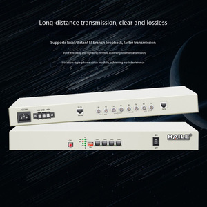 Transmetteur-récepteur à <span class=keywords><strong>fibre</strong></span> <span class=keywords><strong>optique</strong></span> multiservice PCM |   4E1+4 100M Ethernet partagé + 4 téléphones |   Câble monomode monofibre FC 80 km 1 paire - Product Image 3