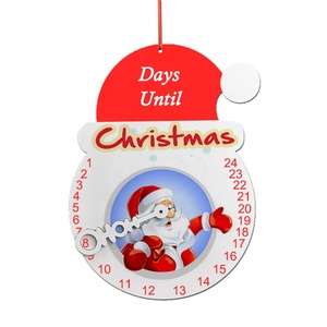 2024 fai da te con Logo personalizzato Babbo <span class=keywords><strong>Natale</strong></span> <span class=keywords><strong>giorni</strong></span> fino a quando l'ornamento di <span class=keywords><strong>Natale</strong></span> sublimazione in bianco calendario <span class=keywords><strong>per</strong></span> il conto alla rovescia di <span class=keywords><strong>Natale</strong></span> - Product Image 5
