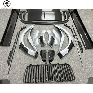 MSY New Half Dry Carbon Fiber Bumper for Bentayga 2015- Glossy Twill <b>Weave</b> Accurate 1:1 Fitment - Product Image 6