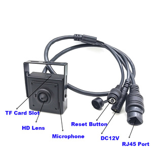 1080P 2MP 5MP Siêu Mini <span class=keywords><strong>IP</strong></span> Máy Ảnh Với imx335 imx307 Cảm Biến H.264 H.265 SD/TF Lưu Trữ Thẻ <span class=keywords><strong>P2P</strong></span> Vif Âm Thanh Micro Pin Lỗ - Product Image 5