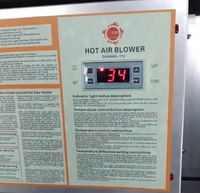 Chauffage à air chaud au gaz de 73 kW pour l'élevage
