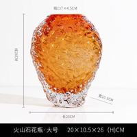 M Fine Cristal Verre Vase Creative Foyer Table Vase Décor Salon Arrangement De Fleurs Haut De Gamme Décoration Modèle Chambre