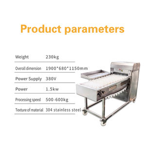 AICN-Máquina automática separadora de carne y huesos de pescado, pargo rojo, atún, salmón, cod, Tilapia, camarón - Product Image 6