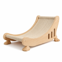 Maison et transat pour chat en sisal d'Asie du Sud-Est - Anti-chute de poils, très durable, taille extra-large, style adorable