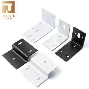 JINNATE Bathroom Cabinet Bracket 90 Degree Right Angle Wall Mount Carbon Steel Durable Minimalist Design - Product Image 1