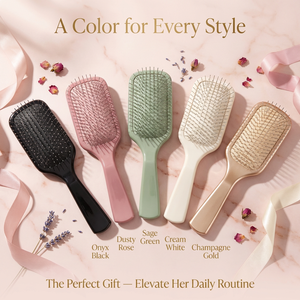 High-End OEM Customizable Steel Pin <strong>Hair</strong> <strong>Brush</strong> Luxury Home Style Hairbrush for <strong>Detangling</strong> and Scalp Care - Product Image 5