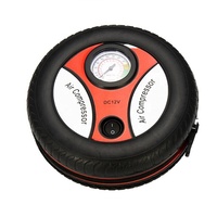 12V Mini Portable Electric Tire Inflator Auto Air Compressor Pump Car Tyre Tire Inflator for Car Motorcycle Bike Truck