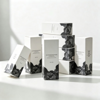 Boîtes d'emballage de cadeaux en carton rigide rectangle ivoire personnalisées OEM pour cosmétiques Boîtes de papier de la taille d'un logo Avantage UV pour chaussettes