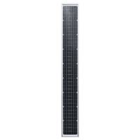 Panneau solaire flexible étroit 50W 100W 120W 18V, chargeur solaire en bande mince personnalisé pour clôtures et stores de pergola
