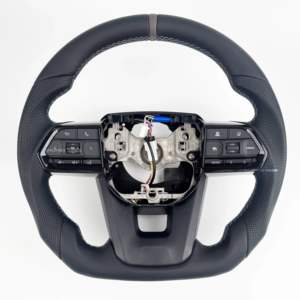 Volant en cuir compatible avec Toyota Premio Mark2 LC300 Vios Harrier Hilux Vigo 79 Series rav4 Raize Avalon <span class=keywords><strong>Aqua</strong></span> GR - Product Image 1