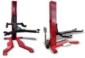 Nyaman hidrolik satu vertikal tunggal 2 mobil Hoist praktis sistem angkat mobil peralatan parkir - Product Image 5