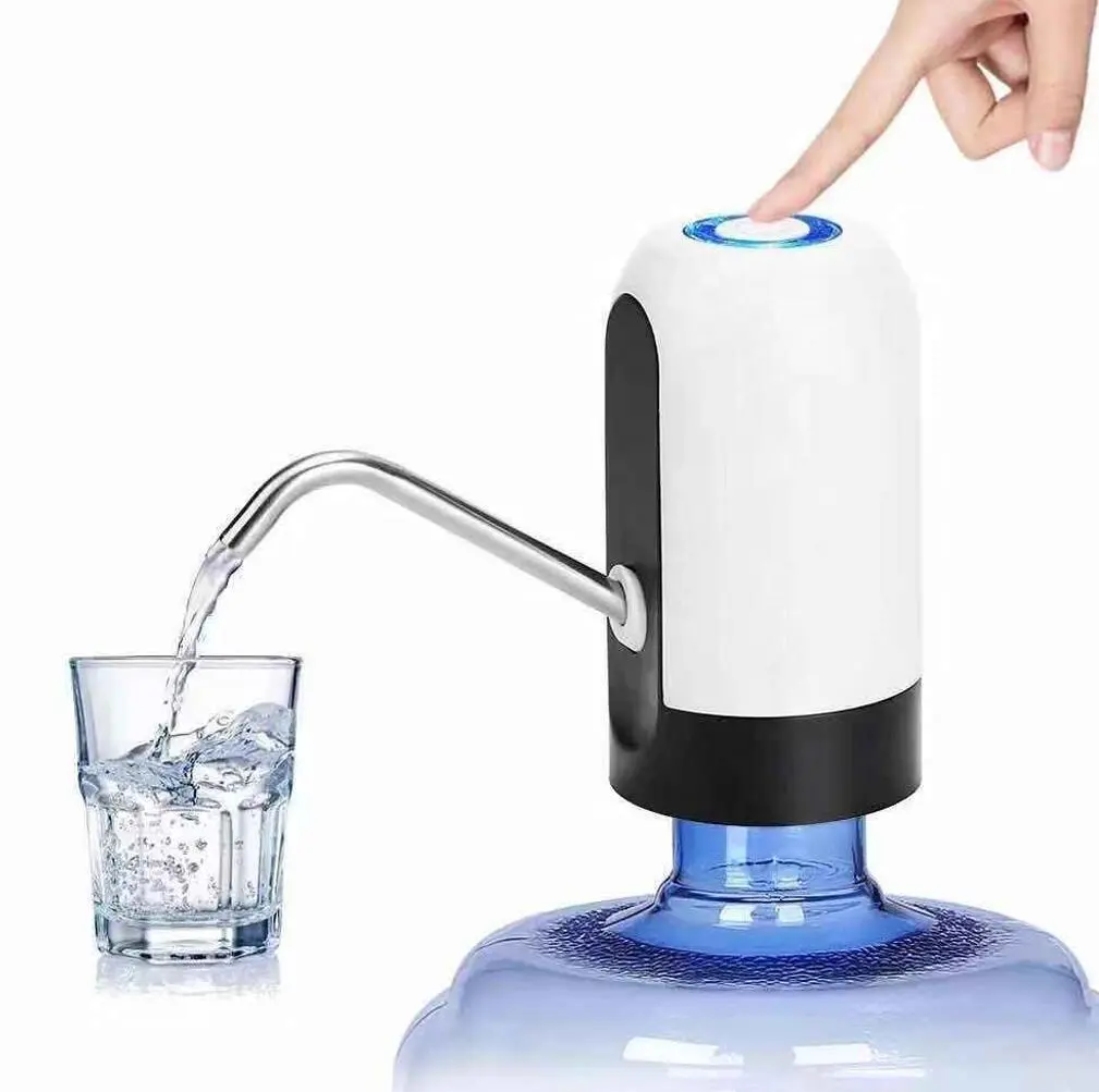 Per la casa gadget pompa per bottiglie d'acqua Mini pompa elettrica per acqua a canna carica USB automatico distributore di acqua portatile