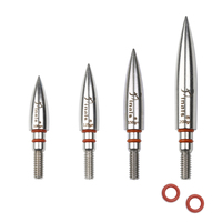 Pointes de flèches de chasse pour tir à l'arc, 100, 125, 150, 175, 200, 225, 250, 300, 350 grains, pour arcs composés et classiques