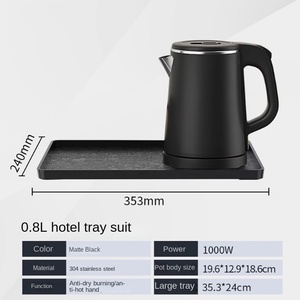 Bouilloire Électrique Portable à Arrêt Automatique 1,2 L 1200 W Chauffage Rapide en Acier Inoxydable, Théière Domestique avec Contrôle de Température, Garantie 5 Ans - Product Image 4