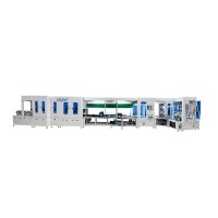 Ligne de production de soudage par points de batterie cylindrique entièrement automatisée pour 18650 21700 33140