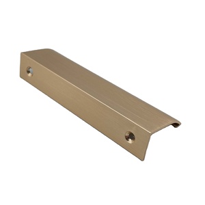 Puxadores Ocultos de Alumínio Dourado para Gavetas de Armário, Hardware de Perfil de Alumínio para Armário de Cozinha - Product Image 1