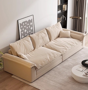 <span class=keywords><strong>Divano</strong></span> Componibile Moderno e Confortevole, Tessuto Tecnico Resistente <span class=keywords><strong>con</strong></span> Finitura in Pelle Antimacchia per Hotel e Soggiorno - Product Image 3