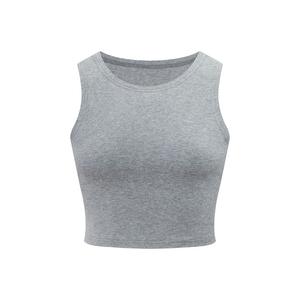 Camisetas sin mangas para mujer, nueva Camiseta corta sexy, camiseta sin mangas base ajustada con cuello redondo y camiseta sin mangas en forma de cruz - Product Image 6