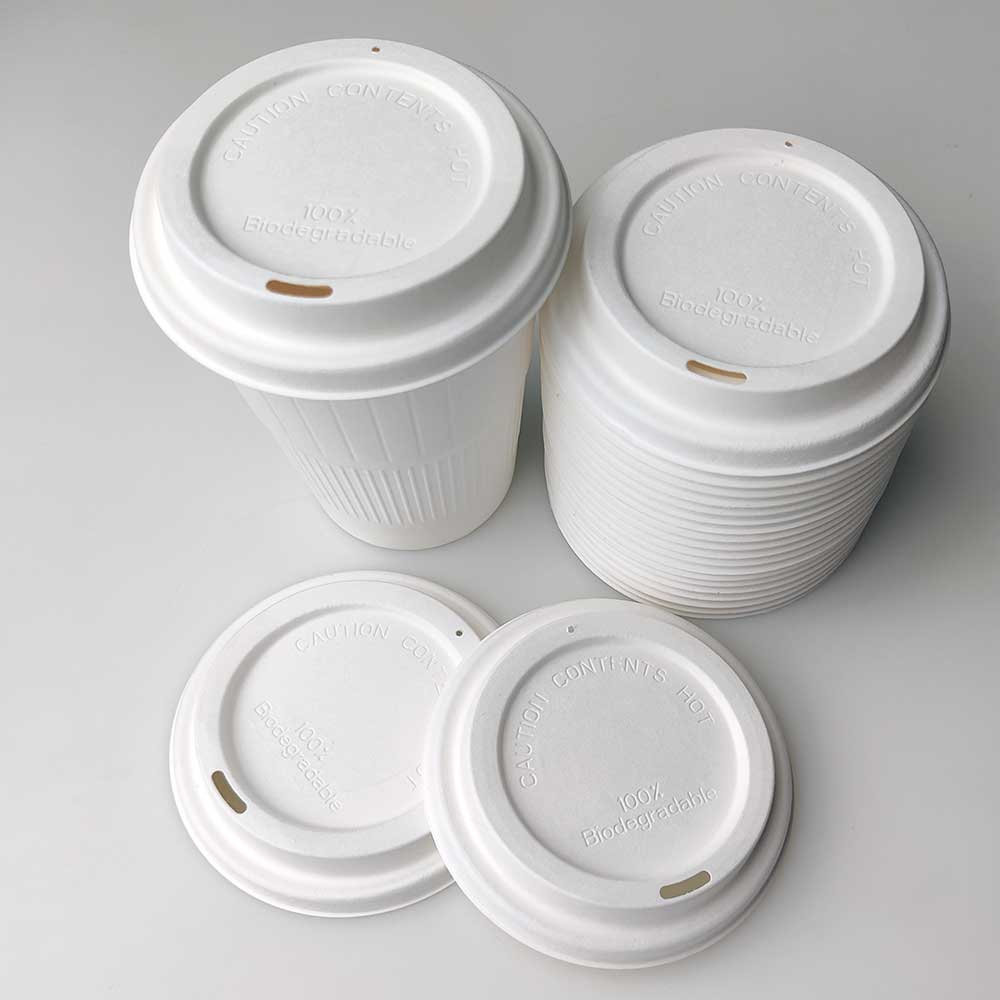 Halter für Papierherstellung, Einweg-Milchtea-Tassendeckel, Maisstärke-Kaffeetassendeckel