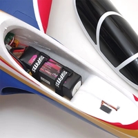 Avion RC FMS Avanti V3 EDF Jet PNP 70 mm avec moteur, ESC et train d'atterrissage améliorés