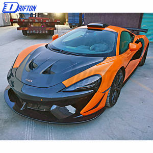 Pour Mclaren 570S à GT4 Style pare-chocs avant toute Version en Fiber de carbone sèche Kit de carrosserie en Fiber de carbone - Product Image 4