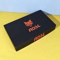 Boîte d'expédition personnalisée en carton ondulé kraft biodégradable FSC, pliable, impression recto-verso, pour envoi postal