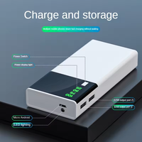 Batterie externe portable 20000 mAh avec logo OEM, chargeur mobile LED, sortie 10W – Cadeau idéal