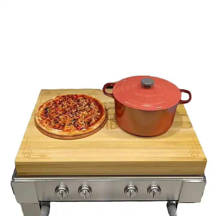 Бамбуковая разделочная доска для кухонной плиты, верхняя крышка, деревянная доска для лапши, плита