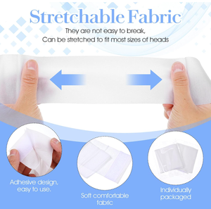 Bandeaux de spa jetables OEM/ODM, bandeaux faciaux doux en non-tissé, bandeaux élastiques pour traitements de beauté, fournitures en gros pour salons et esthéticiennes - Product Image 6