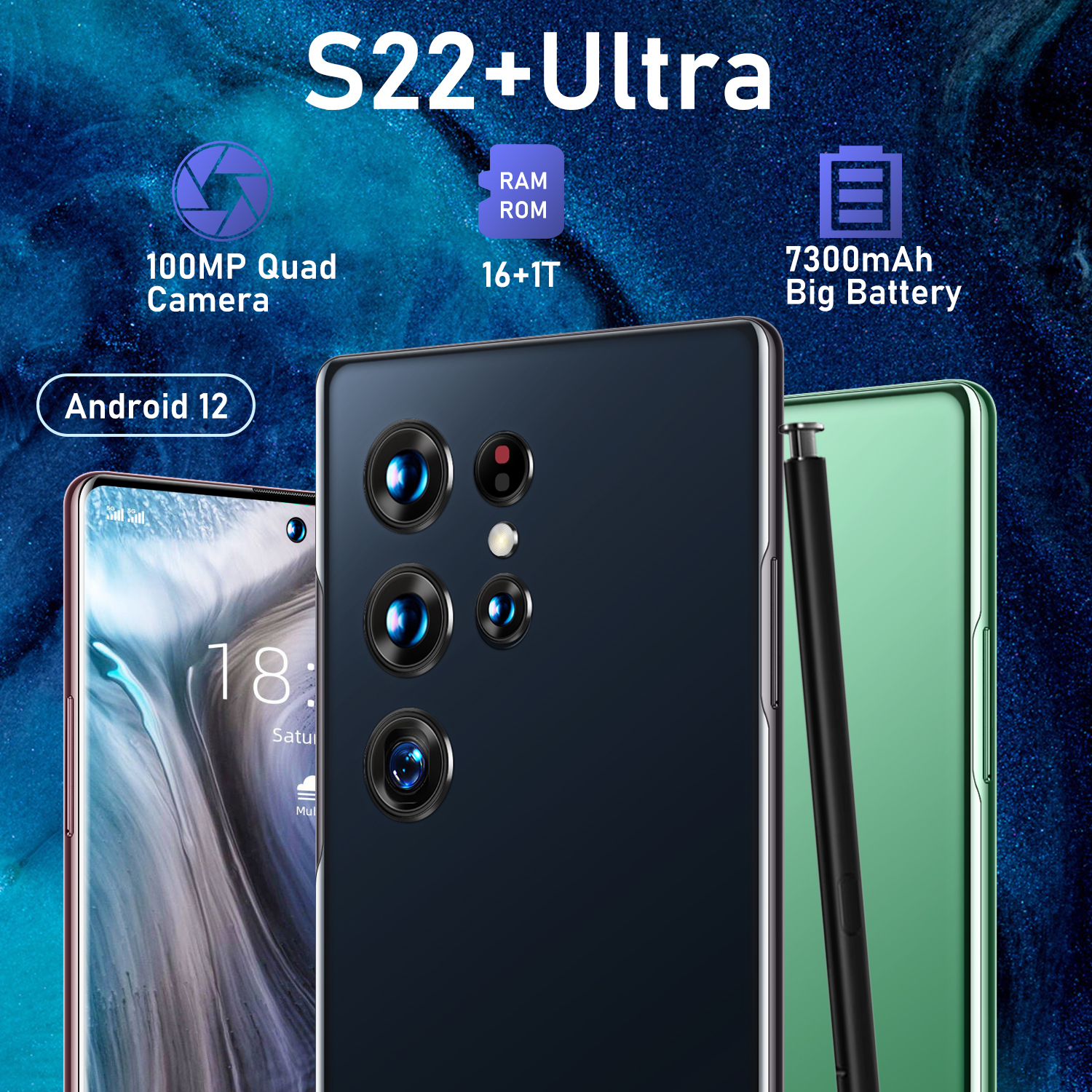 スマホ Android 携帯電話 コア スマートフォン 72+108MP 