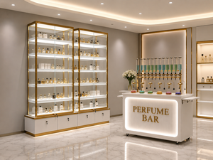 Vitrine portable pour parfums de voiture et présentoir de luxe pour fragrances |   Solution complète pour l'aménagement et la conception de présentoirs de parfumerie - Product Image 1
