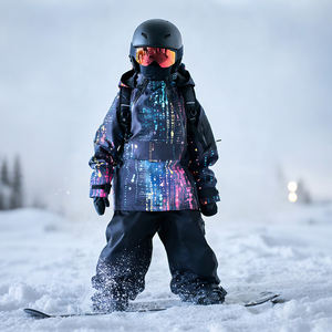 Traje de Esquí con Capucha para Niños Unisex, Fabricación Personalizada 2026, Impermeable, Cortavientos, Transpirable, de Secado Rápido, Chaqueta de Invierno, Overol para Snowboard - Product Image 1