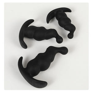 مجموعة من ثلاث قطع لتحفيز نقطة G، مقاومة للماء IPX6، قابس شرجي لتدليك البروستاتا بتصميم زهرة الأقحوان، لعبة جنسية للزوجين أو المثليين - Product Image 6