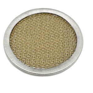 Disque filtrant en acier inoxydable renforcé avec bordure en laiton et aluminium, filtre à air, efficacité de 27% à 80%, maille circulaire multicouche - Product Image 3