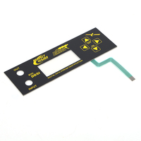 Panel de Interruptores de Membrana Resistente y Duradero para Sistemas de Control y Electrónica Automotriz
