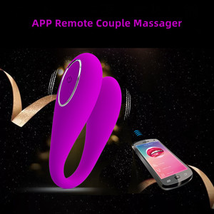 Vibrador Vaginal para Parejas Adultas Lootee FK-GZ018 con Spermicida, Control por Aplicación, 3 Velocidades, Forma de U para Mujeres - Product Image 2