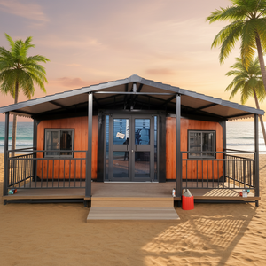 <span class=keywords><strong>Casa</strong></span> Contenedor Modular Plegable y Expandible <span class=keywords><strong>de</strong></span> 20 Pies, Personalizada <span class=keywords><strong>de</strong></span> Fábrica, para Campamento, con Aislamiento Acústico Ecológico - Product Image 1