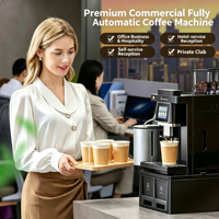 Cafetera Espresso Totalmente Automática de 220V y 1200W, Tolva para Granos de 250g, Tanque de Agua de 1.8L, Cafetera Desmontable