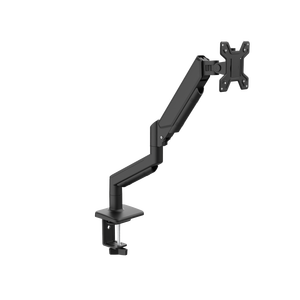 Support de bureau ergonomique pliable et inclinable pour écran unique de 13 à 32 pouces avec bras à ressort à gaz en aluminium - Product Image 1