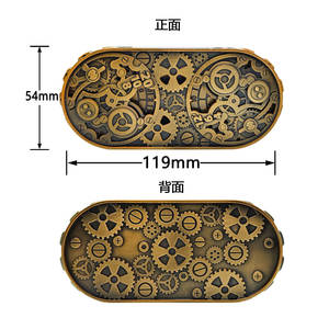 Grote 7 In 1 Mechanische Holle Roulette Cyberpunk Spinner Koper Metaal Dnd Dobbelstenen Voor Draak En Dungenous - Product Image 6