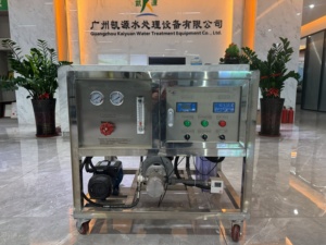 Equipo de ósmosis inversa de pequeña capacidad 1000L/D, dispositivo de desalinización de agua de mar, <span class=keywords><strong>tratamiento</strong></span> de agua salada adecuado para agua potable - Product Image 2