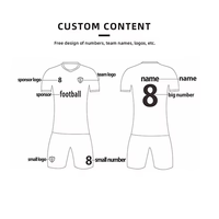 Seragam Latihan Sepak Bola Sublimasi Kustom OEM, Jersey dan Celana Pendek Sepak Bola Polos, Bahan Polyester Bernapas, Seragam Tim