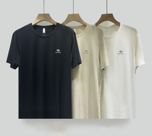 T-shirt en tissu respirant à séchage rapide <span class=keywords><strong>de</strong></span> haute qualité pour hommes, manches courtes pour hommes <span class=keywords><strong>de</strong></span> grande taille - Product Image 4