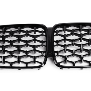Grille noire brillante ABS de haute qualité pour <span class=keywords><strong>BMW</strong></span> <span class=keywords><strong>X5</strong></span> G05 2019 + grille de pare-chocs avant automatique de style diamant - Product Image 2