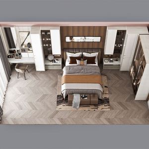Service de conception d'<span class=keywords><strong>armoire</strong></span> pour un couple, vêtements pour enfants, boutique bleue, style français, gris vert, MDF haute brillance, <span class=keywords><strong>maison</strong></span> aux Émirats arabes unis, au Maroc - Product Image 4