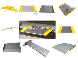 EW-rampa de carga para carretilla elevadora, placa de base de acero resistente, producto recién llegado