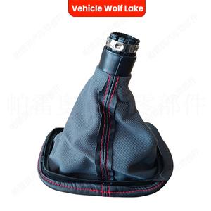 หัวเกียร์รถยนต์ Wolf Lake หุ้มหนัง 6 สปีด สำหรับ Vw Golf 4 ดีไซน์ตามหลักสรีรศาสตร์ - Product Image 3