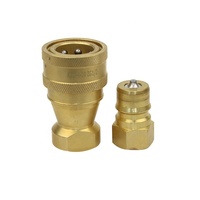 IOS7241-B 1/4 pouces 3/8 pouces 1/2 pouces raccords de connexion en laiton rapide coupleur de filetage BSP NPT pour tuyau